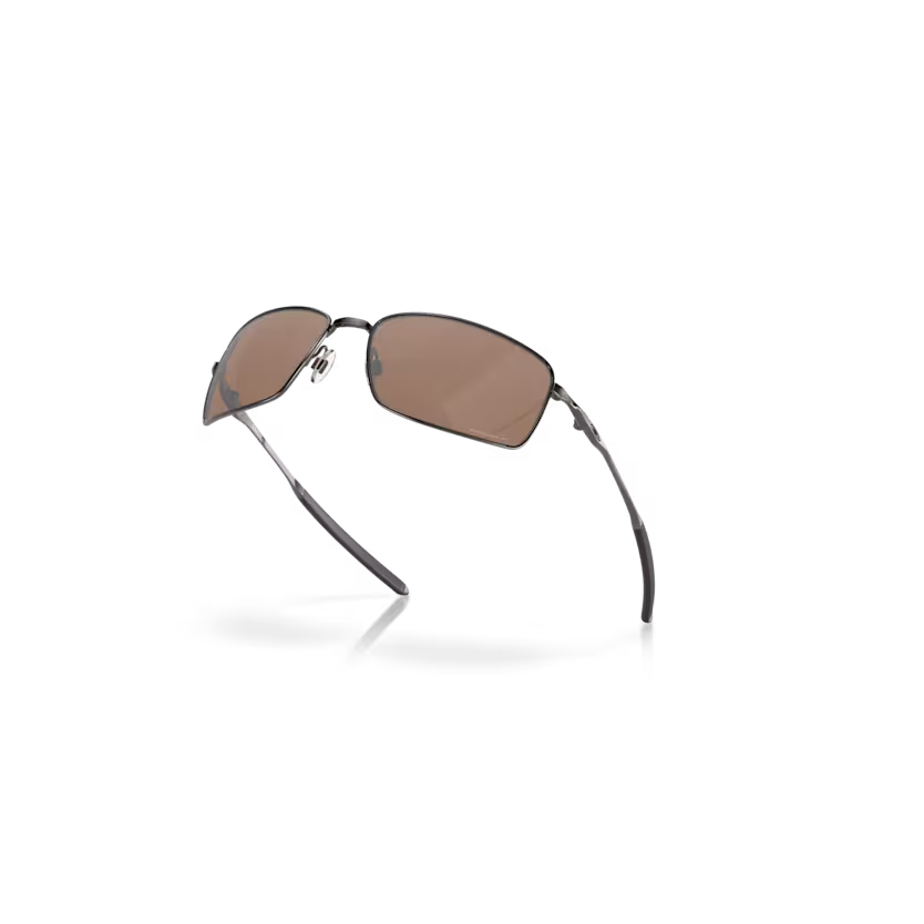 Top left view of oakley squarewire #color_ tungsten