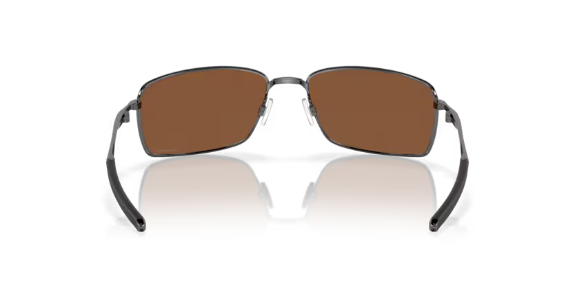 Back view of oakley squarewire #color_ tungsten