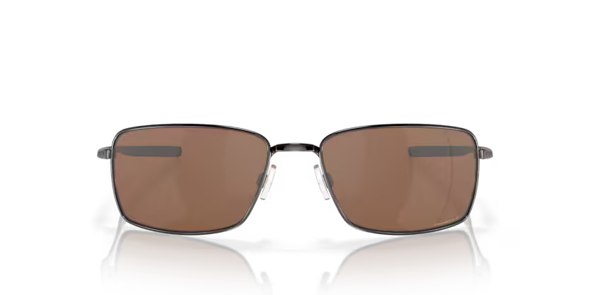 Front view of oakley squarewire #color_ tungsten
