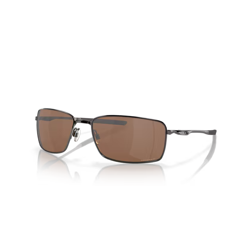 Left view of oakley squarewire #color_ tungsten