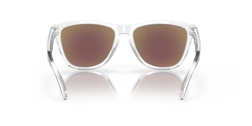 Back view of oakley frogskins #color_ crystal clear