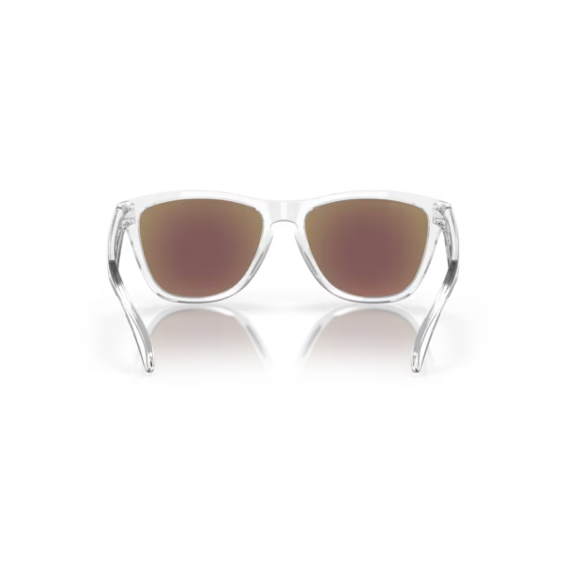 Back view of oakley frogskins #color_ crystal clear