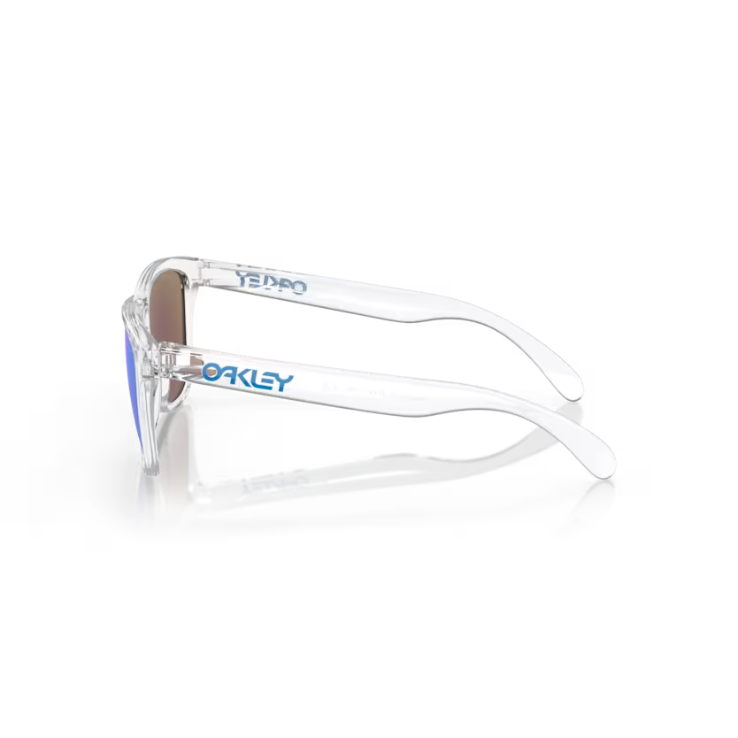 Left view of oakley frogskins #color_ crystal clear