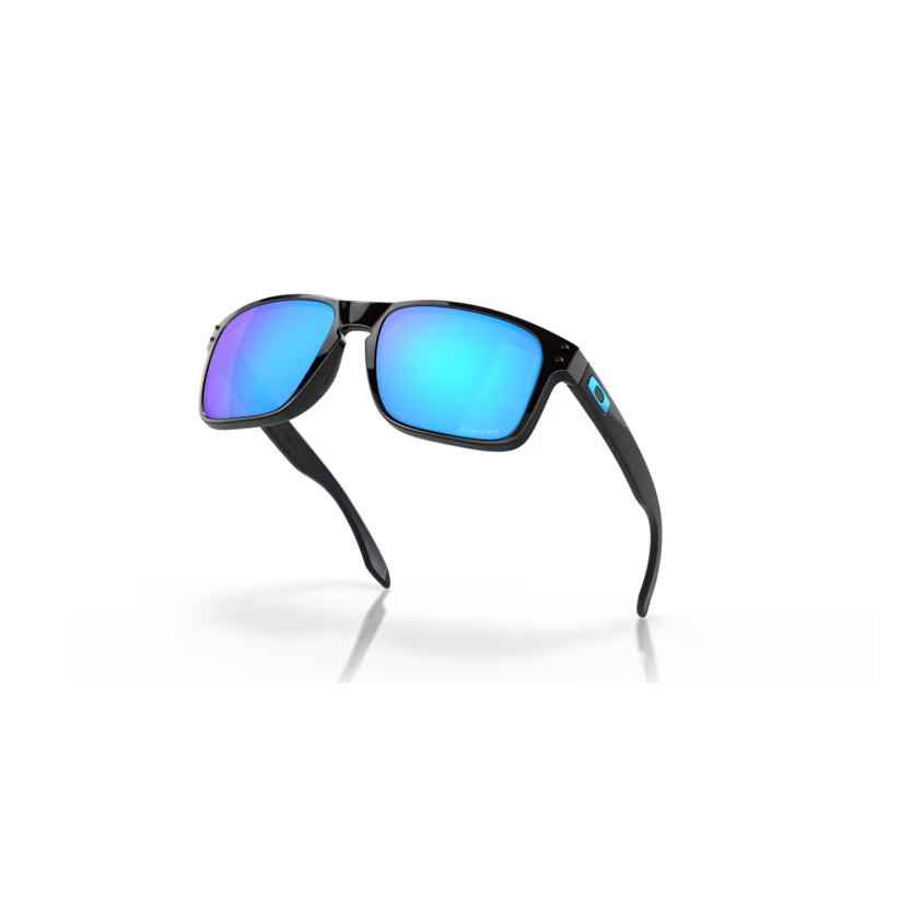 Top left view of oakley holbrook #color_ polished black