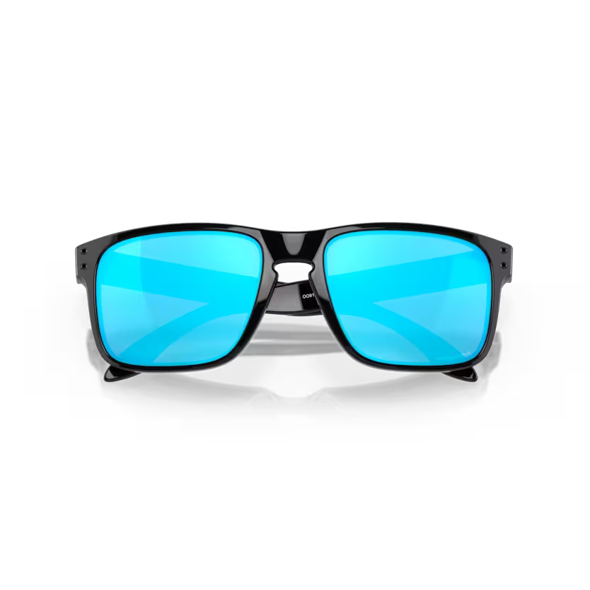 Folded view of oakley holbrook #color_polished black