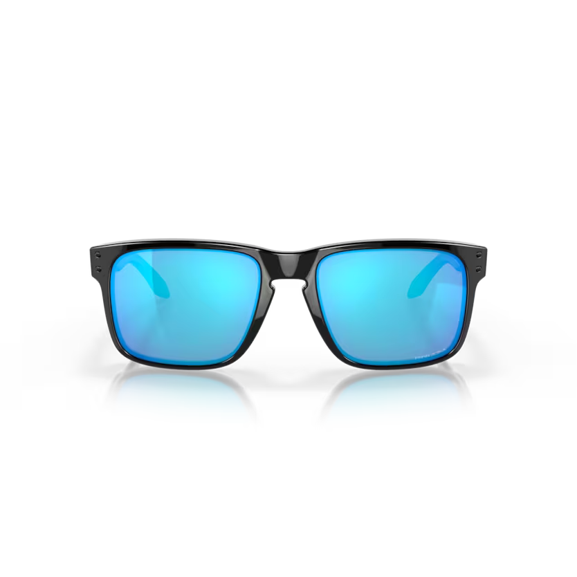 Front view of oakley holbrook #color_polished black
