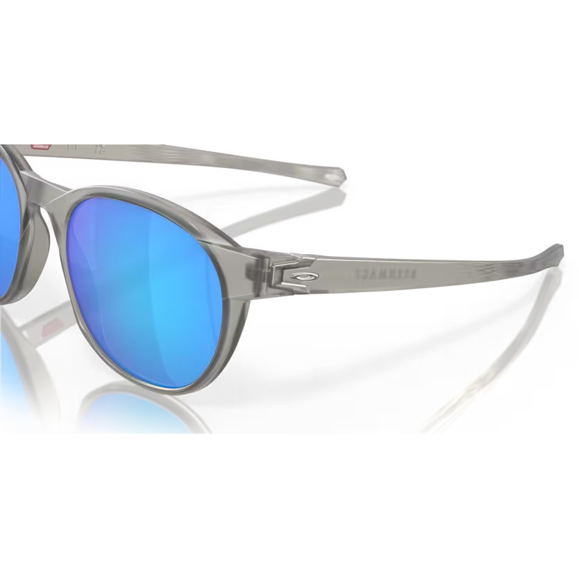 Top left view of oakley reedmance #color_ matte grey ink