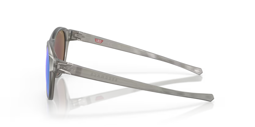 Top right view of oakley reedmance #color_ matte grey ink