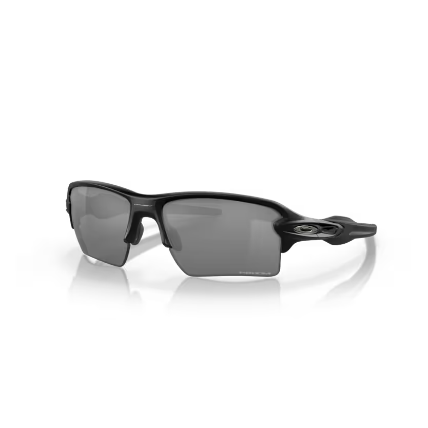Top left view of oakley flake #color_ Matte Black/Prizm Black