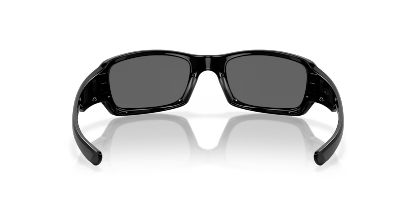 Back view of oakley five squared #color_polished black