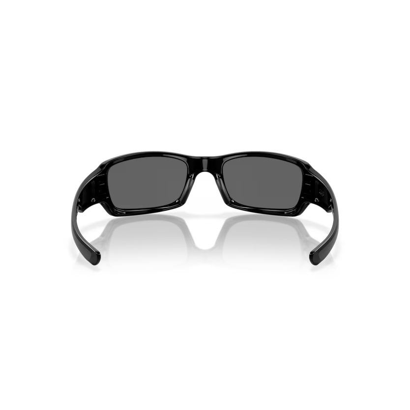 Back view of oakley five squared #color_polished black