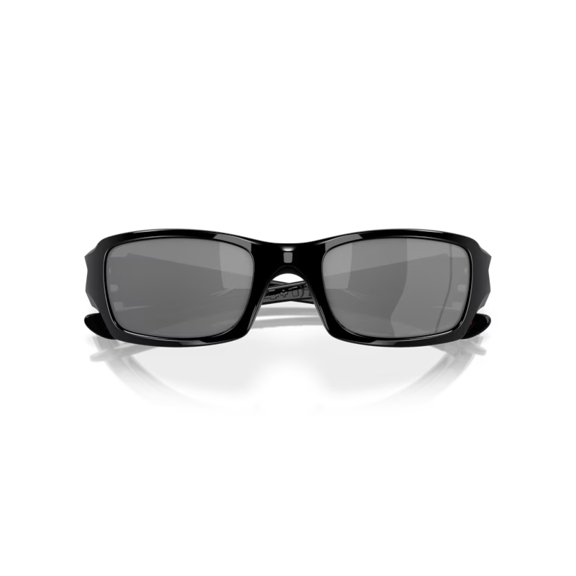 Folded view of oakley five squared #color_polished black