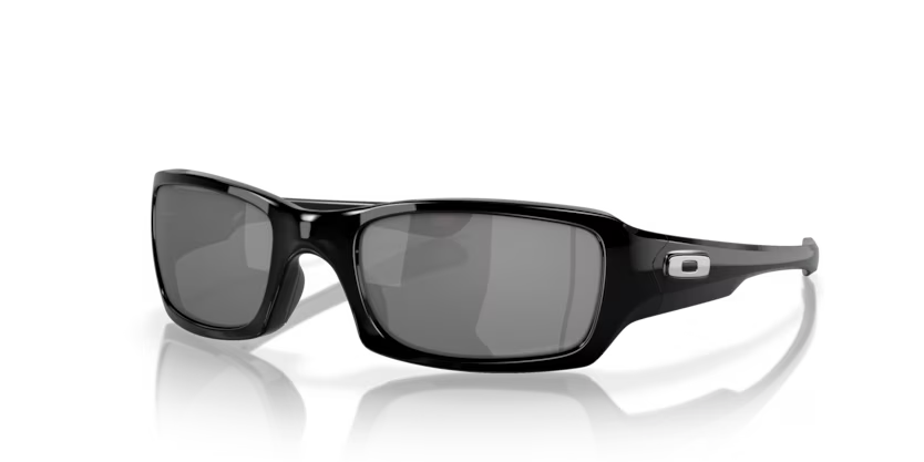 Side view of oakley five squared #color_polished black