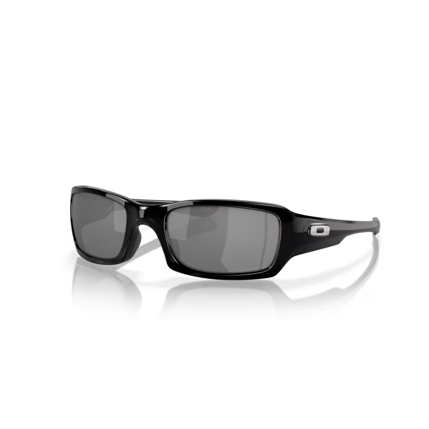 Side view of oakley five squared #color_polished black