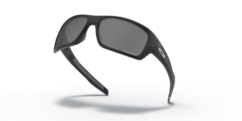 Top left view of oakley turbine #color_polished black