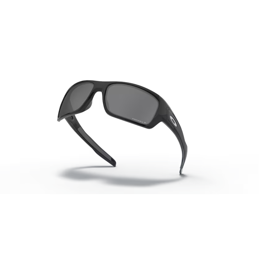 Top left view of oakley turbine #color_polished black