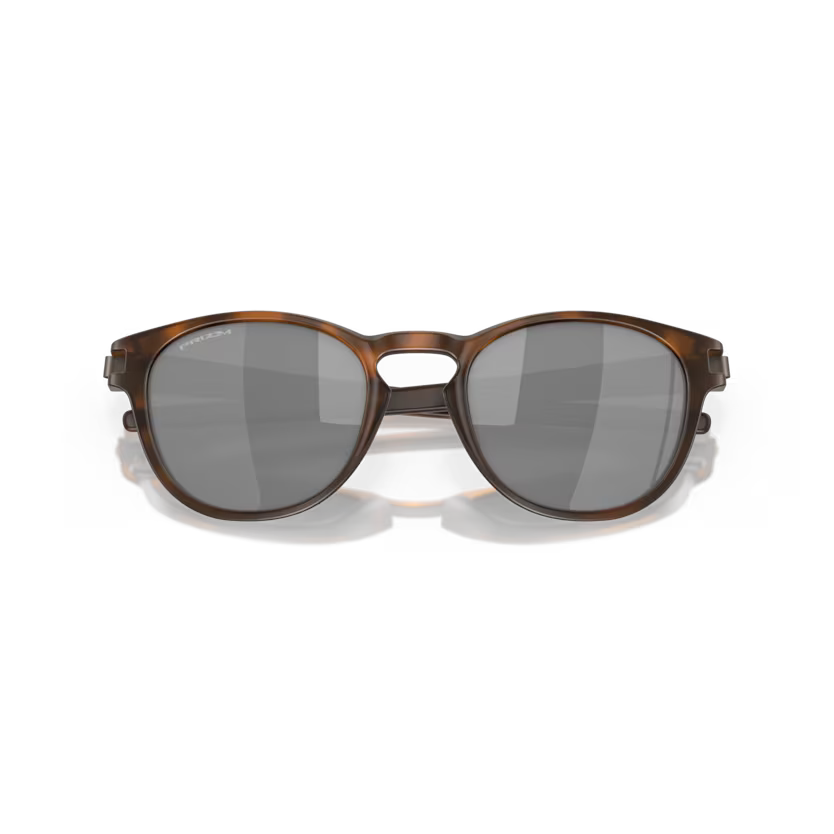 Folded view of oakley latch #color_ matte brown