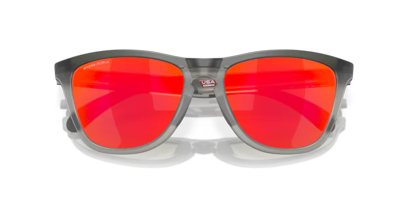 Folded view of oakley frogskins range #color_ blue steel