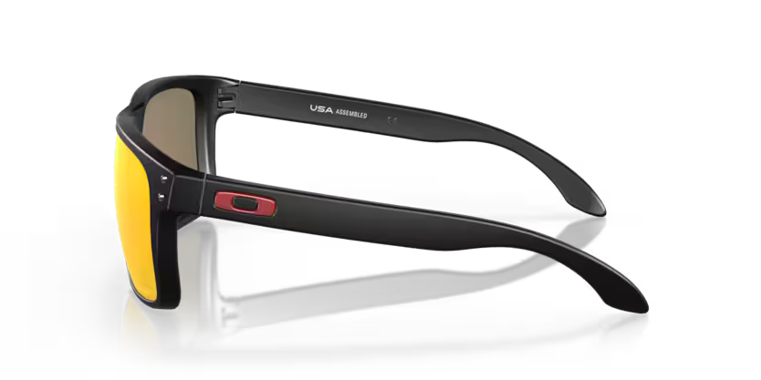 Left view of oakley holbrook xl #color_ matte black