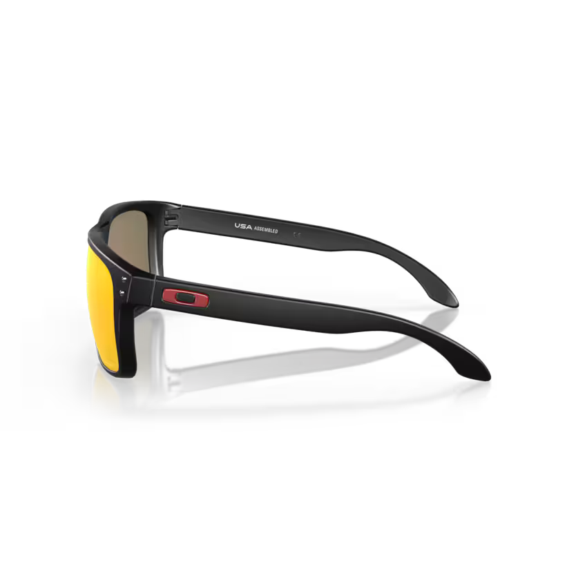 Left view of oakley holbrook xl #color_ matte black