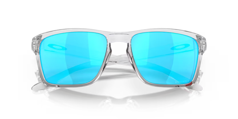 Folded view of oakley sylas xl #color_polished clear
