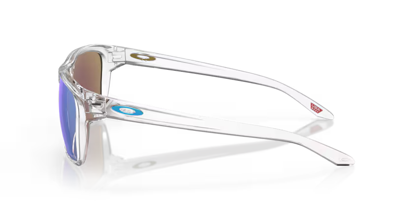 Left view of oakley sylas xl #color_polished clear
