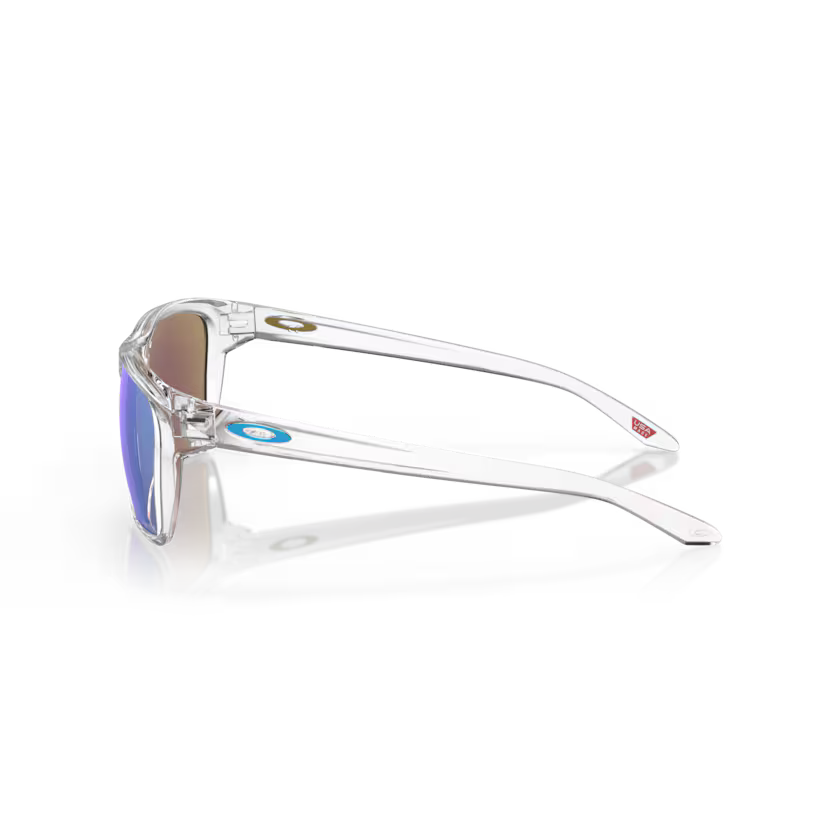 Left view of oakley sylas xl #color_polished clear