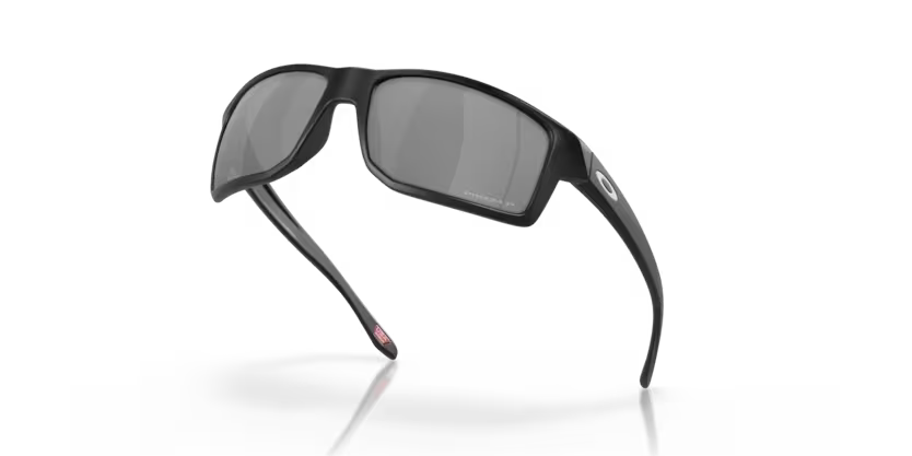 Top left view of oakley gibston #color_matte black/prizm black