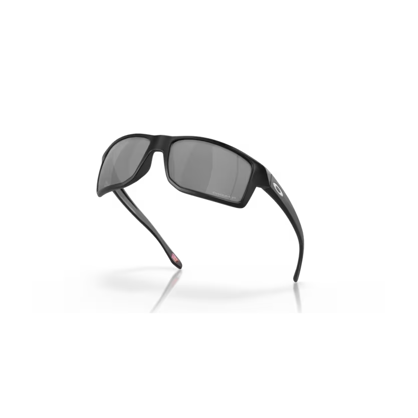 Top left view of oakley gibston #color_matte black/prizm black