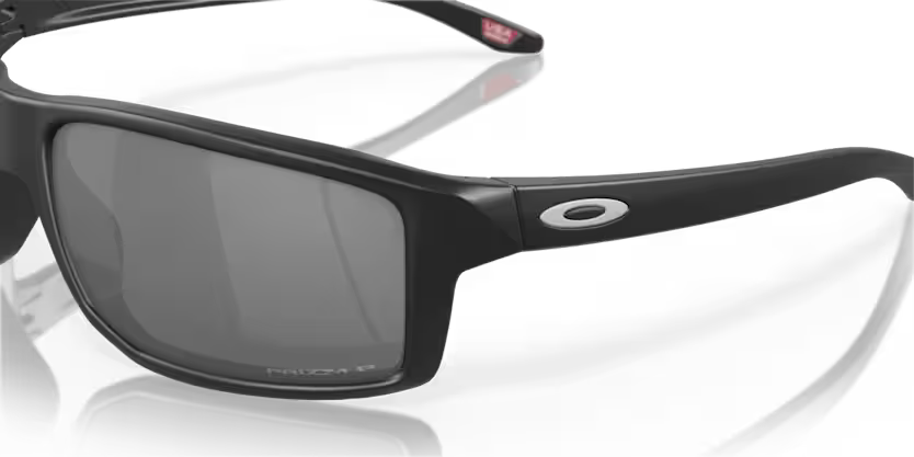 Top right view of oakley gibston #color_matte black/prizm black