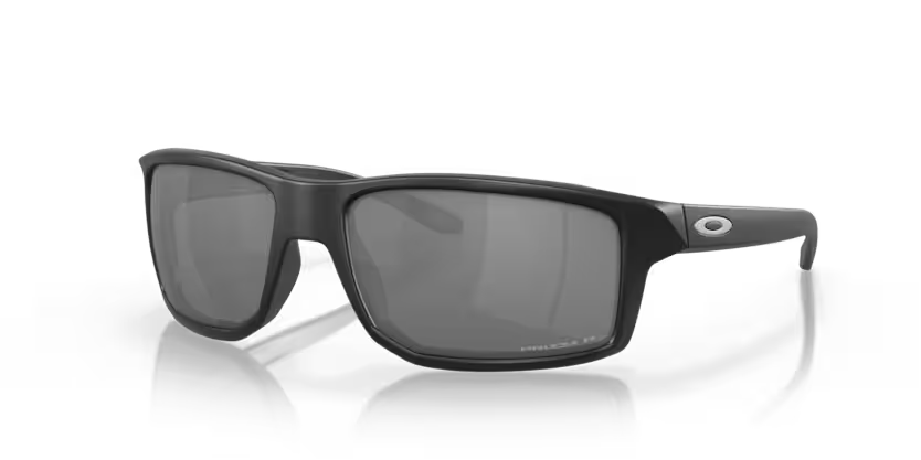 Left view of oakley gibston #color_matte black/prizm black
