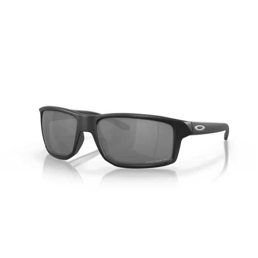 Left view of oakley gibston #color_matte black/prizm black