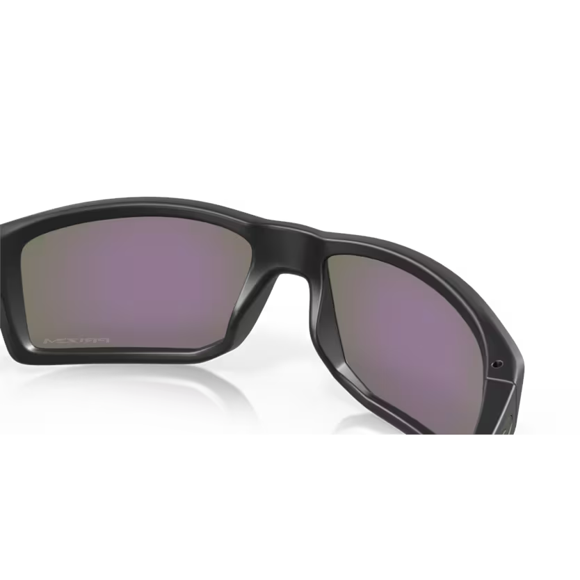 Right view of oakley gibston #color_matte black/prizm jade