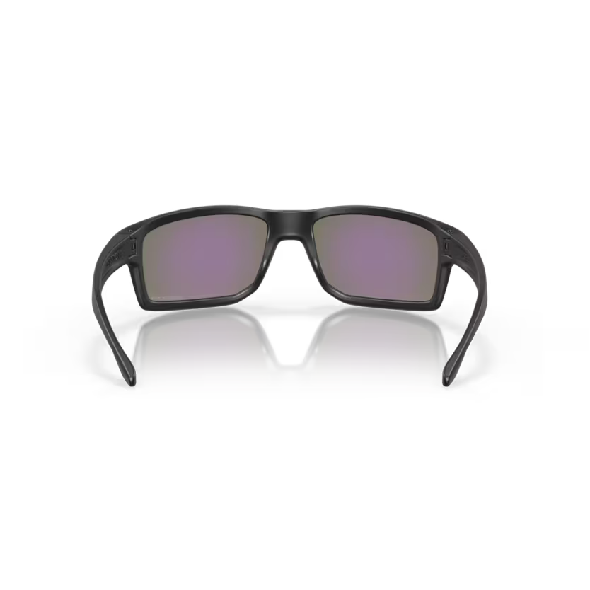 Back view of oakley gibston #color_matte black/prizm jade