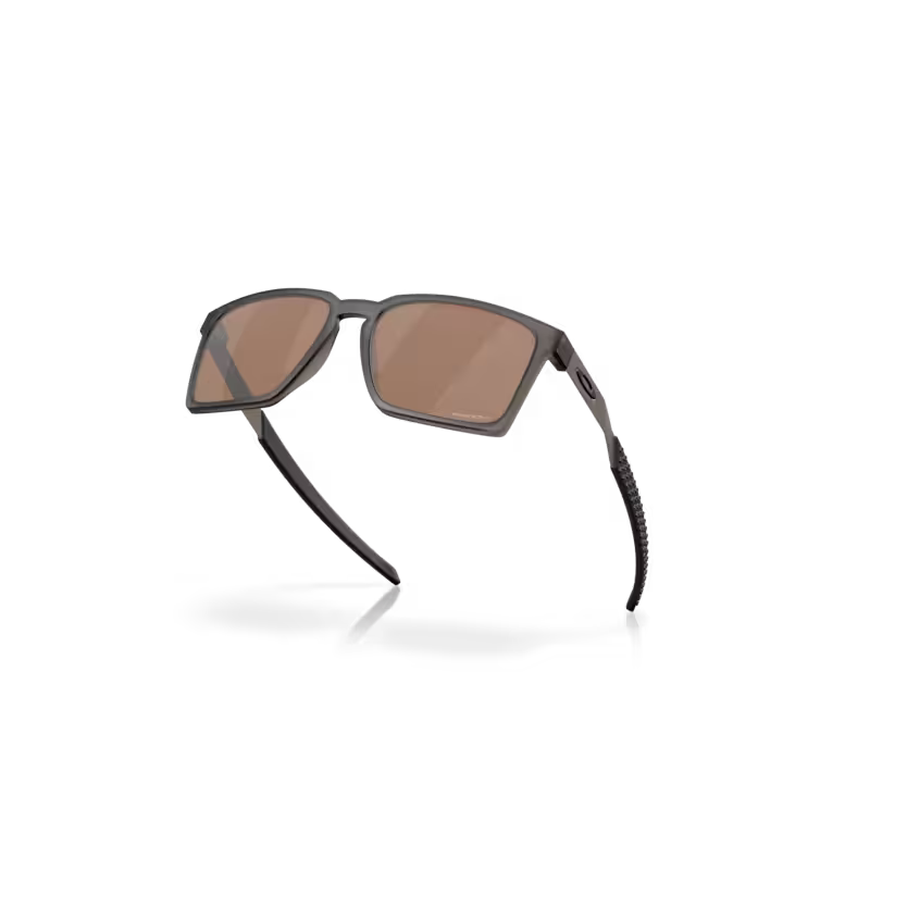 Top left view of oakley exchange sun #color_satin grey smoke