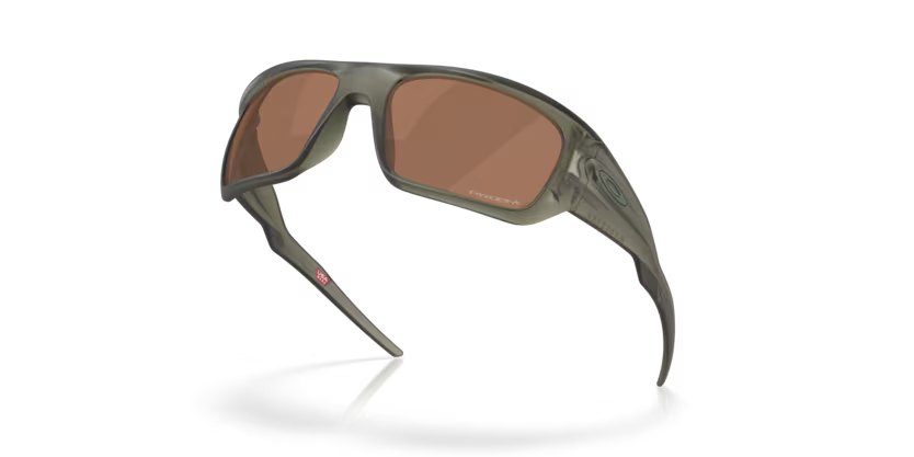 Top left view of oakley masseter #color_matte olive ink