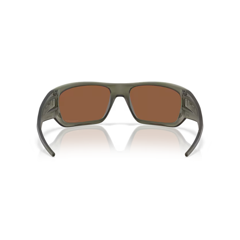 Back view of oakley masseter #color_matte olive ink