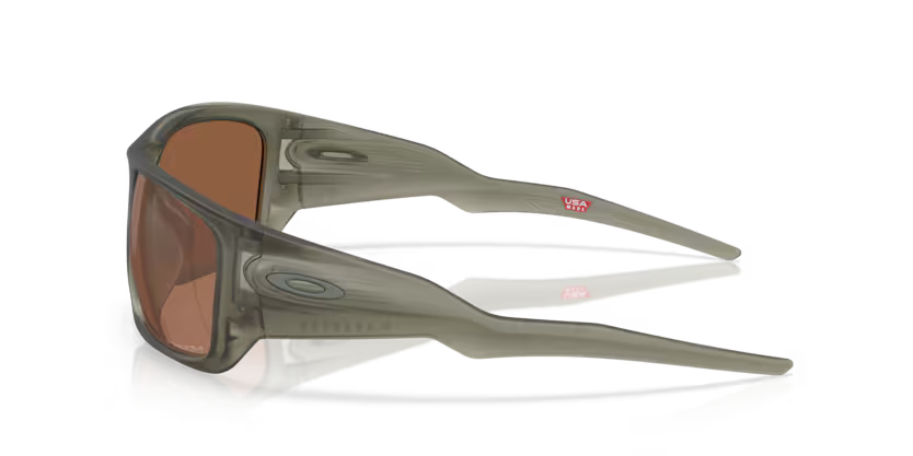 Side view of oakley masseter #color_matte olive ink