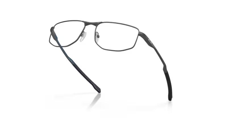 Left view of oakley addams #color_ satin light steel