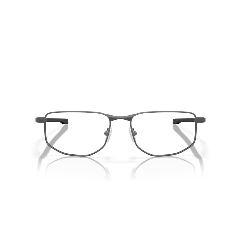 Front view of oakley addams #color_ satin light steel