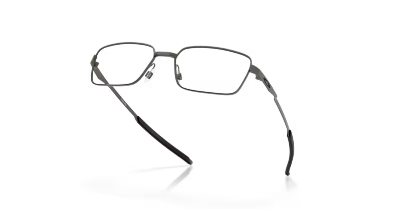 Top left view of oakley addams #color_ satin light steel