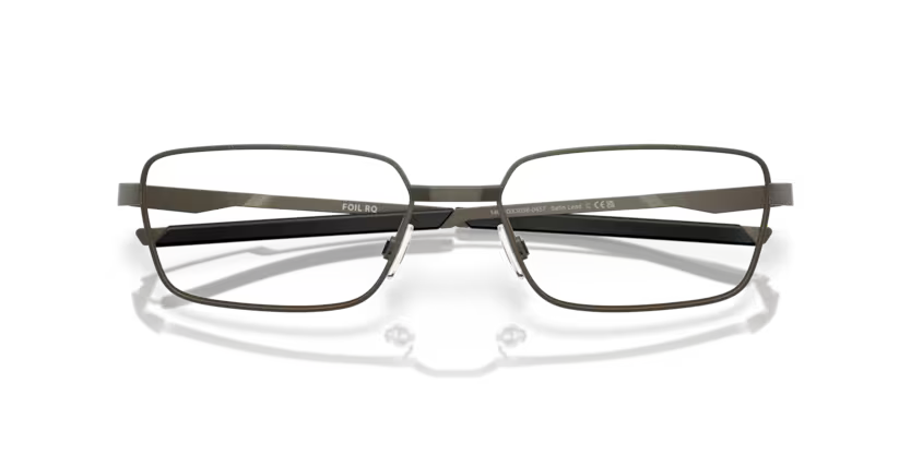 Folded view of oakley addams #color_ satin light steel