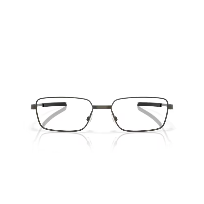 Front view of oakley addams #color_ satin light steel