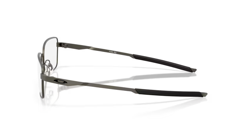 Left view of oakley addams #color_ satin light steel