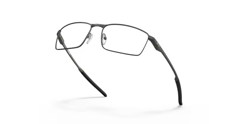 Top left view of oakley fuller #color_ satin lead