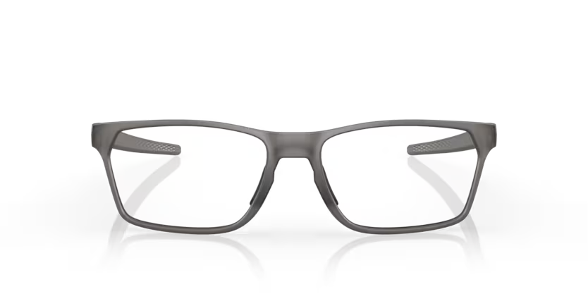 Front view of oakley hex jector #color__satin grey smoke