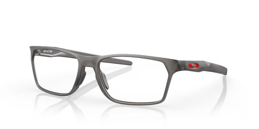 Side view of oakley hex jector #color__satin grey smoke