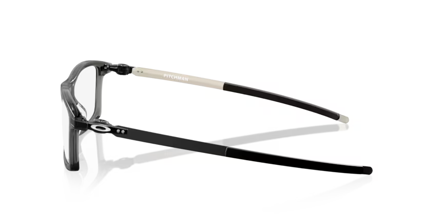 Left view of oakley pitchman #color__grey smoke