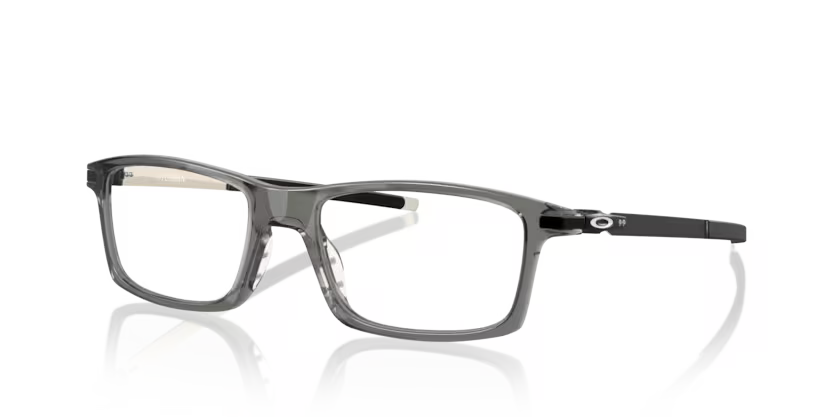 Side view of oakley pitchman #color__grey smoke