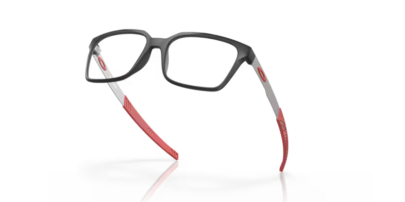 Top left view of oakley dehaven #color__satin grey smoke